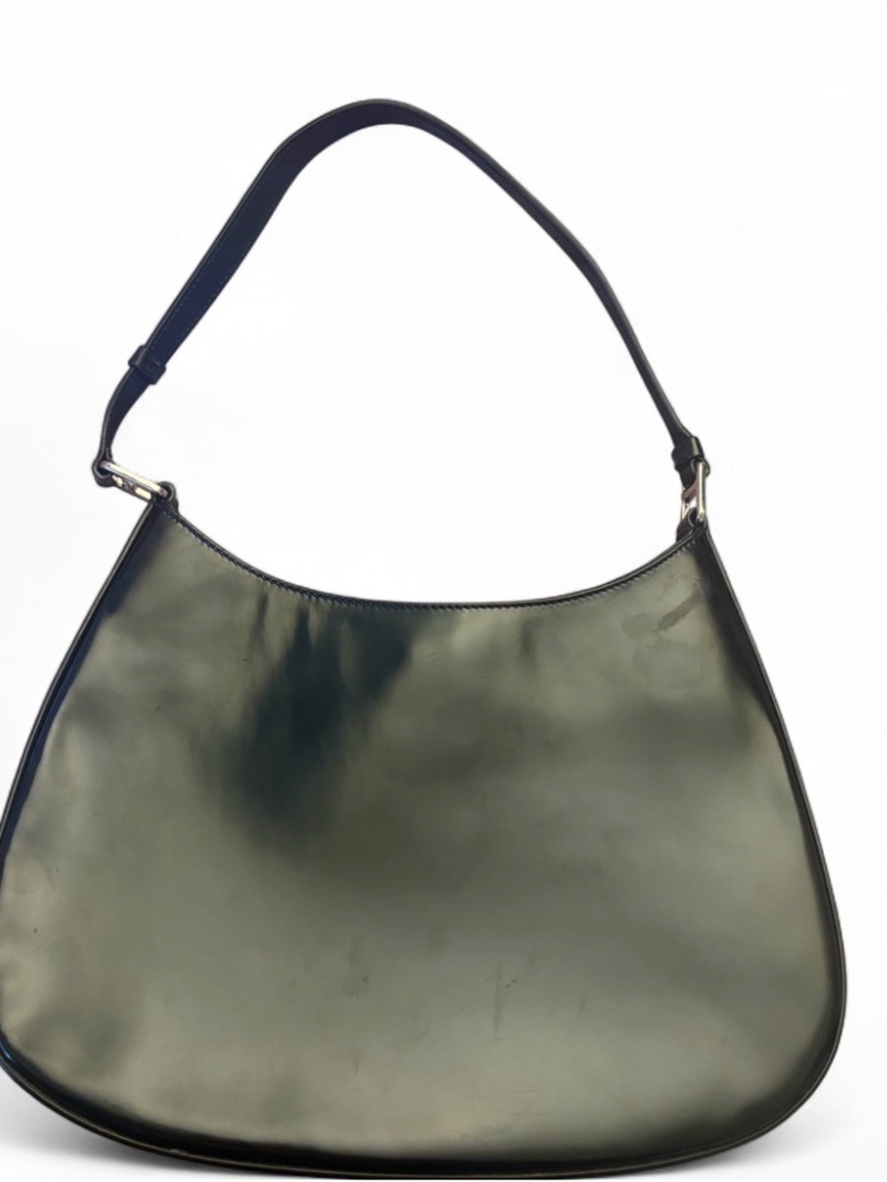 Authentic Prada Cleo patent leather shoulder bag - Picture 2 of 3